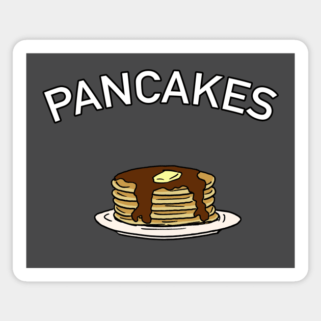 PANCAKES Sticker by Fortified_Amazement